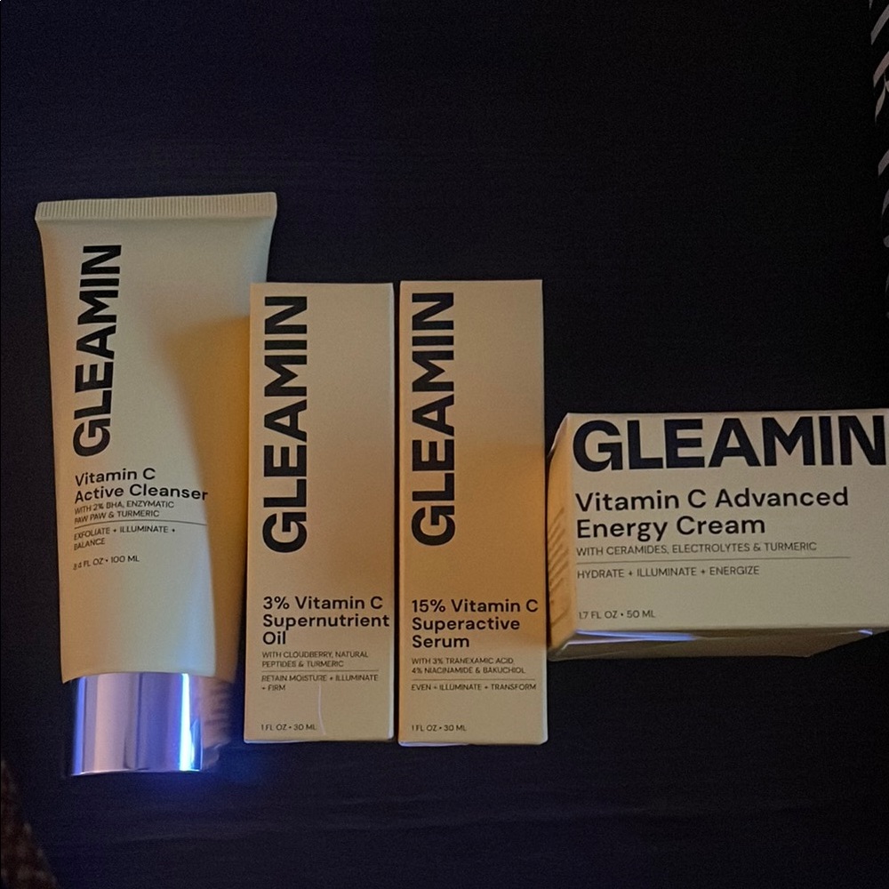Gleamin Skincare Set with Vitamin C